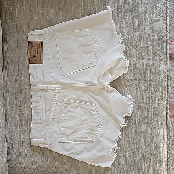 Polo Ralph Lauren White Denim Crosby Short Size 26 - Picture 5 of 12